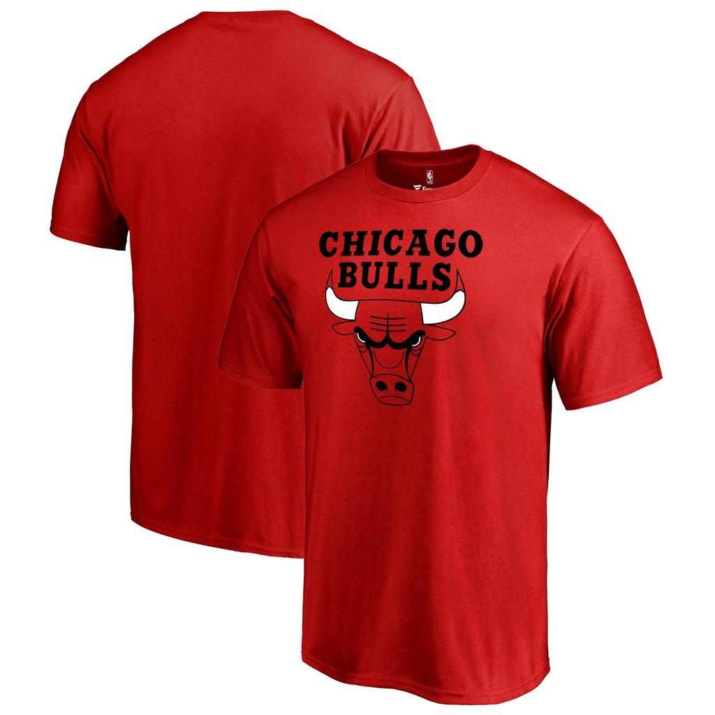 Fanatics NBA Chicago Bulls Primary Logo T-Shirt (US Small, Red)