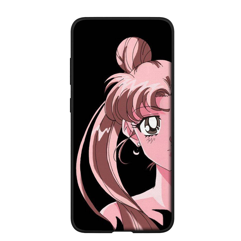 Чехол для телефона iPhone 17 16 15 Plus XR Huawei P30 P20 Lite Redmi Note 14 12 11 13 Pro Max OPPO A60 A80 A40 A18 A38 A54 Мультяшный Чехол Девочка Сейлор Мун