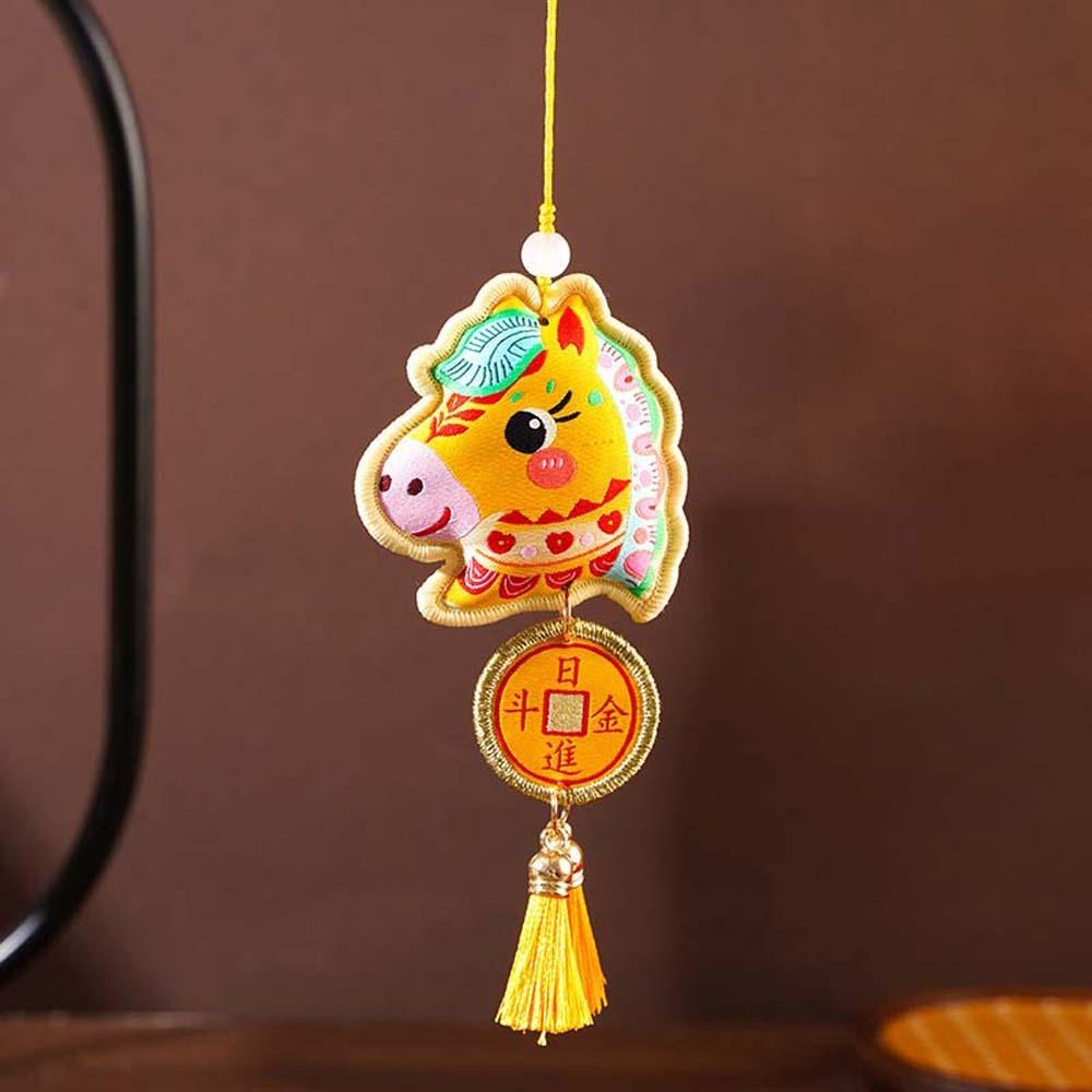 Chinese Style New Year Horse Pendant Spring Festival Horse Hanging Decoration  Cultural Gift
