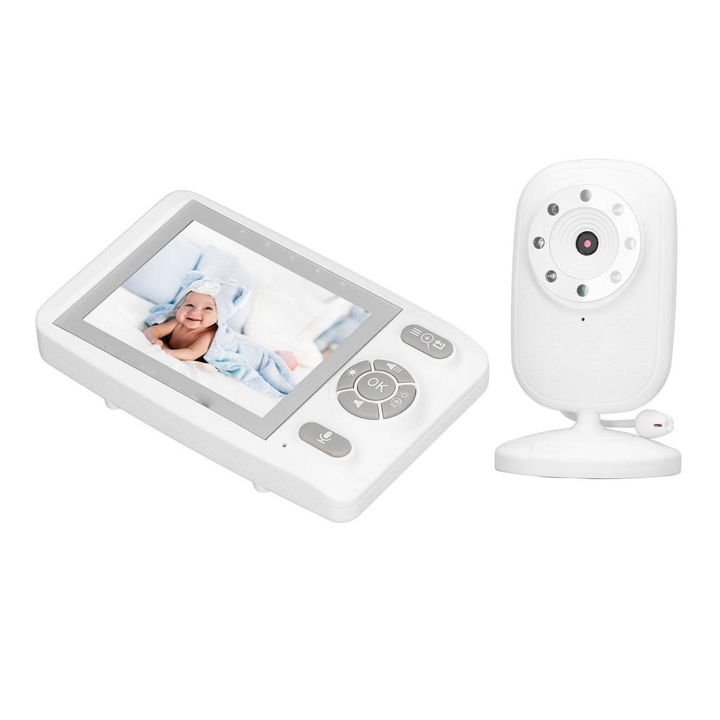 Радионяня с экраном 3,5 дюйма, ночником, двусторонней связью, паролем, видеоняней 100?Вилка 240 В британского стандарта