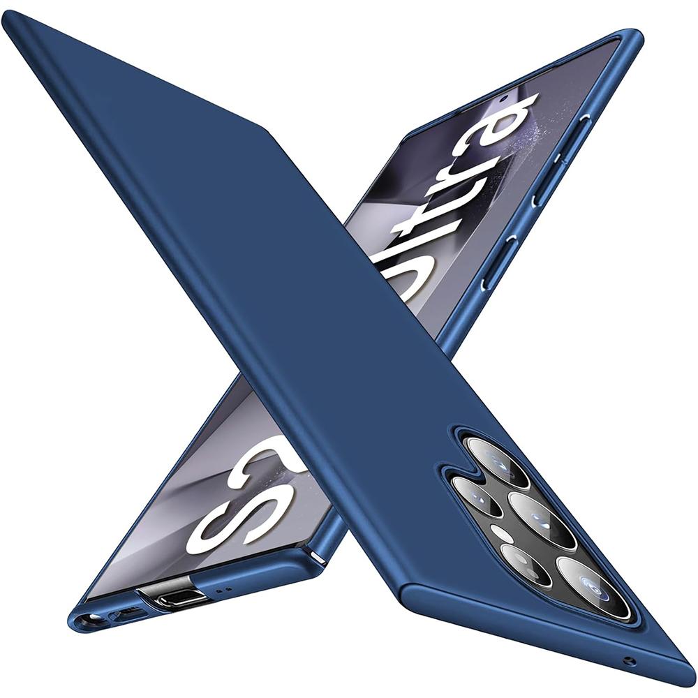 Роскошный матовый ультратонкий жесткий чехол-накладка для Samsung Galaxy S25 S24 S23 S21 FE S22 Ultra Plus, однотонный матовый тонкий чехол