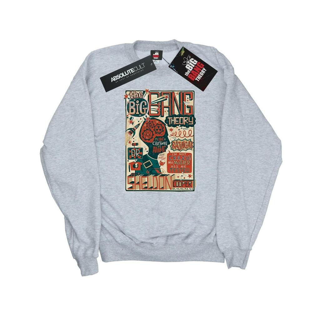 Big Bang Theory Mens Infographic Poster Sweatshirt