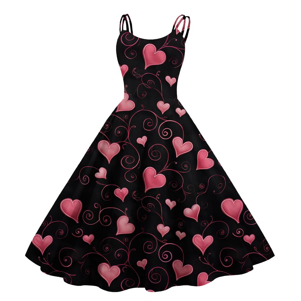 Женское платье с принтом, сексуальное, с открытыми плечами, панк, винтажное