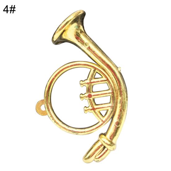 Puntos 1/12 кукольный домик миниатюрная пластиковая скрипка саксофон модель музыкальный инструмент декор