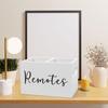 Creative Remote Control Storage Box 2 Compartments Wooden Partition Storage Box  Classroom Supplies