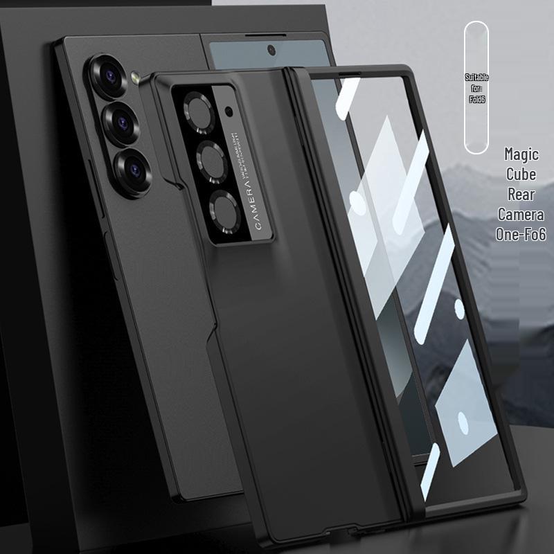 Чехол для телефона Samsung Z Fold6: Складная защитная пленка для экрана со встроенной магнитной застежкой и полной защитой камеры в минималистичном стиле