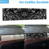 Для Cadillac Escalade 2007-2014 Кованое Углеродное Волокно Накладка на Панель Приборов Со стороны Пассажира Аксессуары для Автомобиля Наклейка в Салон