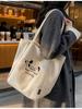 2025 Autumn/Winter Women's Lightweight Korean Style Tote Bag - Large Capacity, Simple Fashion, Commuter-Friendly