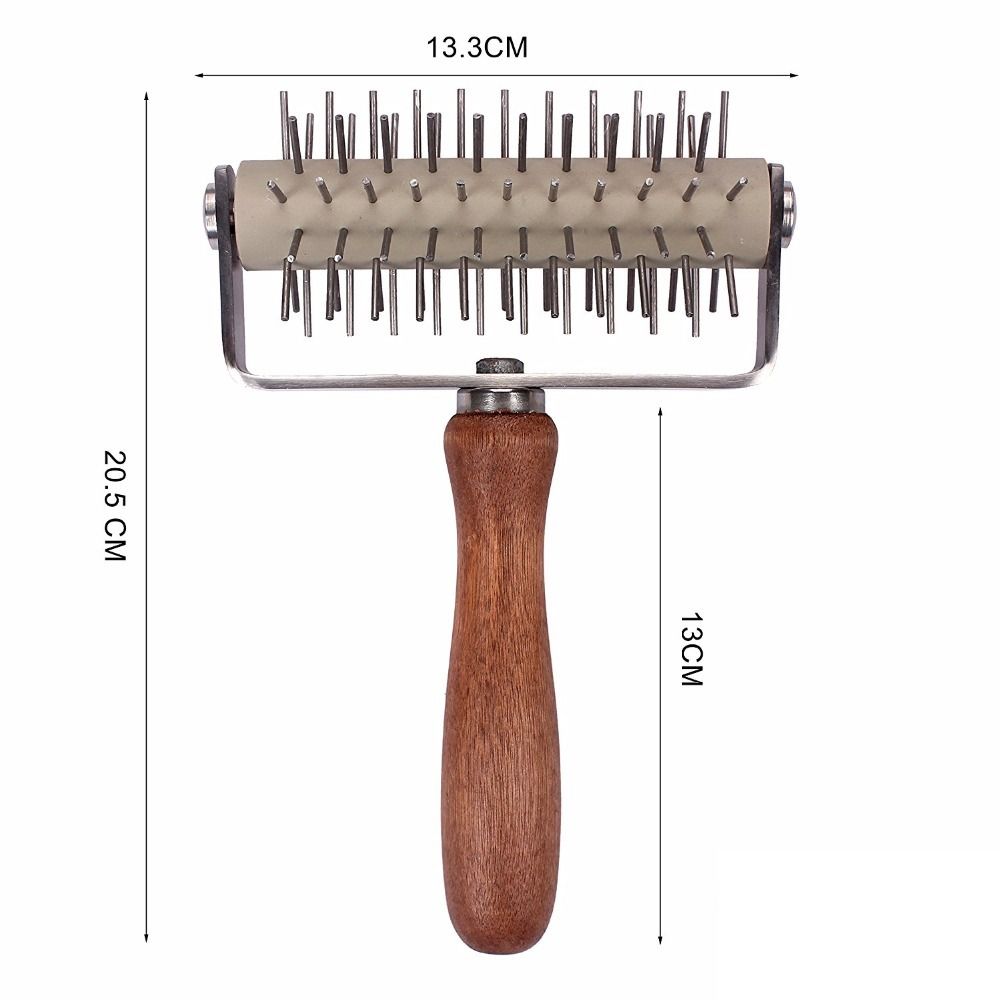 Pie Stainless Steel Homemade Baking Tool Wheel Dough Roller Pizza Docker