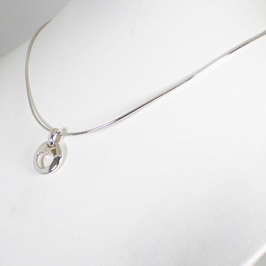 [Used] TIFFANY/Tiffany 925 Heart Omega Chain Pendant [g388-39]