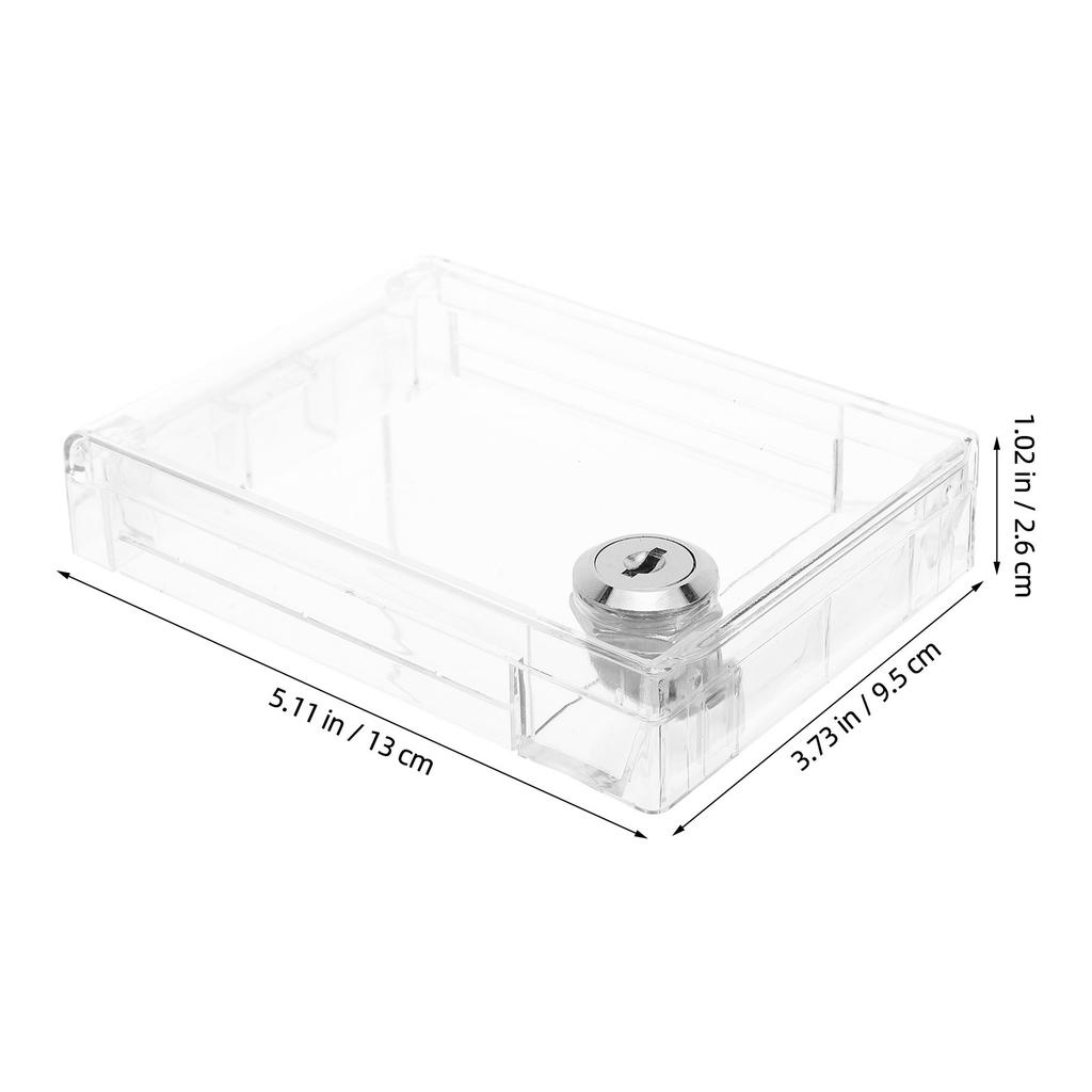 2Pcs Air Conditioning Switch Cover Lockable Transparent Protective Panel Proof Waterproof Wall Switch Safety Guard