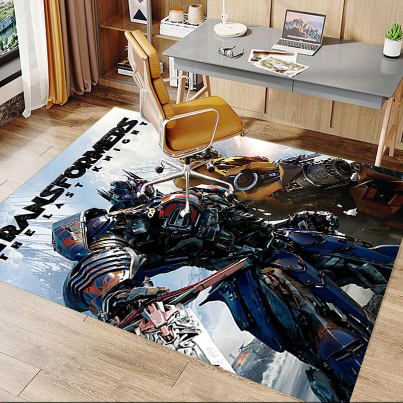 Transformers Last Knight Carpet For Playroom Bedroom Living Room Sofa Home Decor Kids Game Area Rug Nonslip Floor Mat