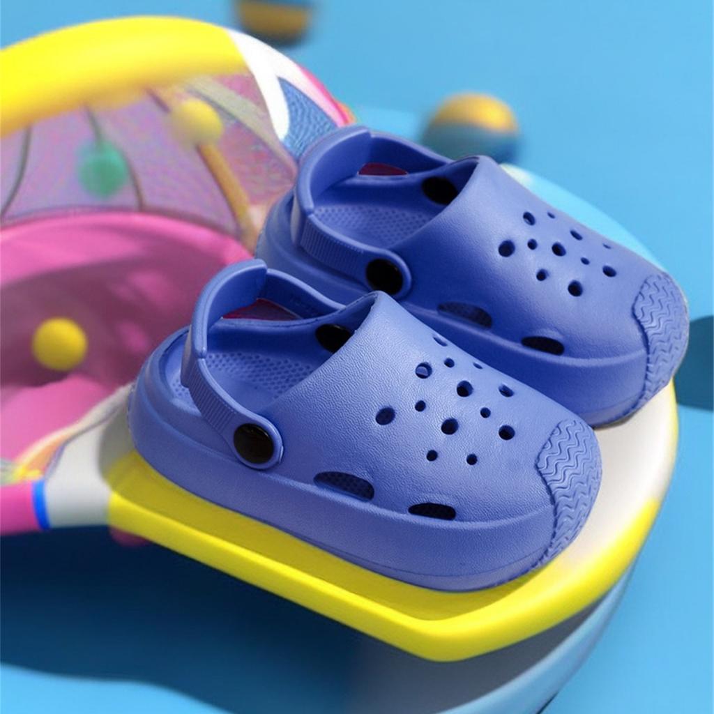 Cool Comfort, дышащие летние сабо для молодежи - нескользящие сандалии из ЭВА с мягкой подошвой для мальчиков и девочек, домашние и уличные тапочки с геометрическим рисунком