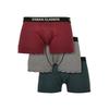 Boxers - Urban Classics - Lot De 3 - Vert/Bleu/Bordeaux/Noir/Blanc - Confortable - 95% Coton