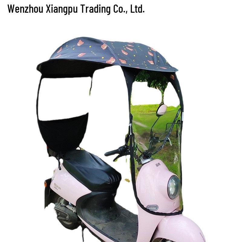 Тент для электровелосипеда: Дожде- и ветрозащитный солнцезащитный навес