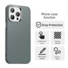 Для iPhone 15 Pro Чехол для мобильного телефона Гибридная задняя крышка Текстура углеродного волокна