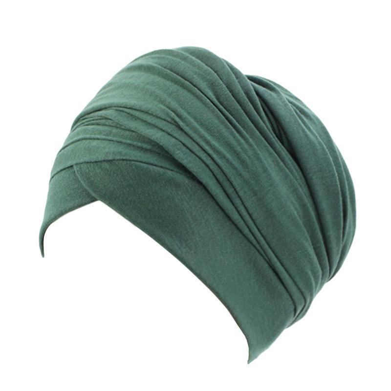 1Pc Hijab Indian Headwrap Head Wrap Extra Long Tube Cotton New Solid Color Magic Turban Women