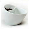 Smart Tilt Ceramic Tea Cup Personality Filter Water Cups Household Monochromatic High Temperature Resistance Brief Mug