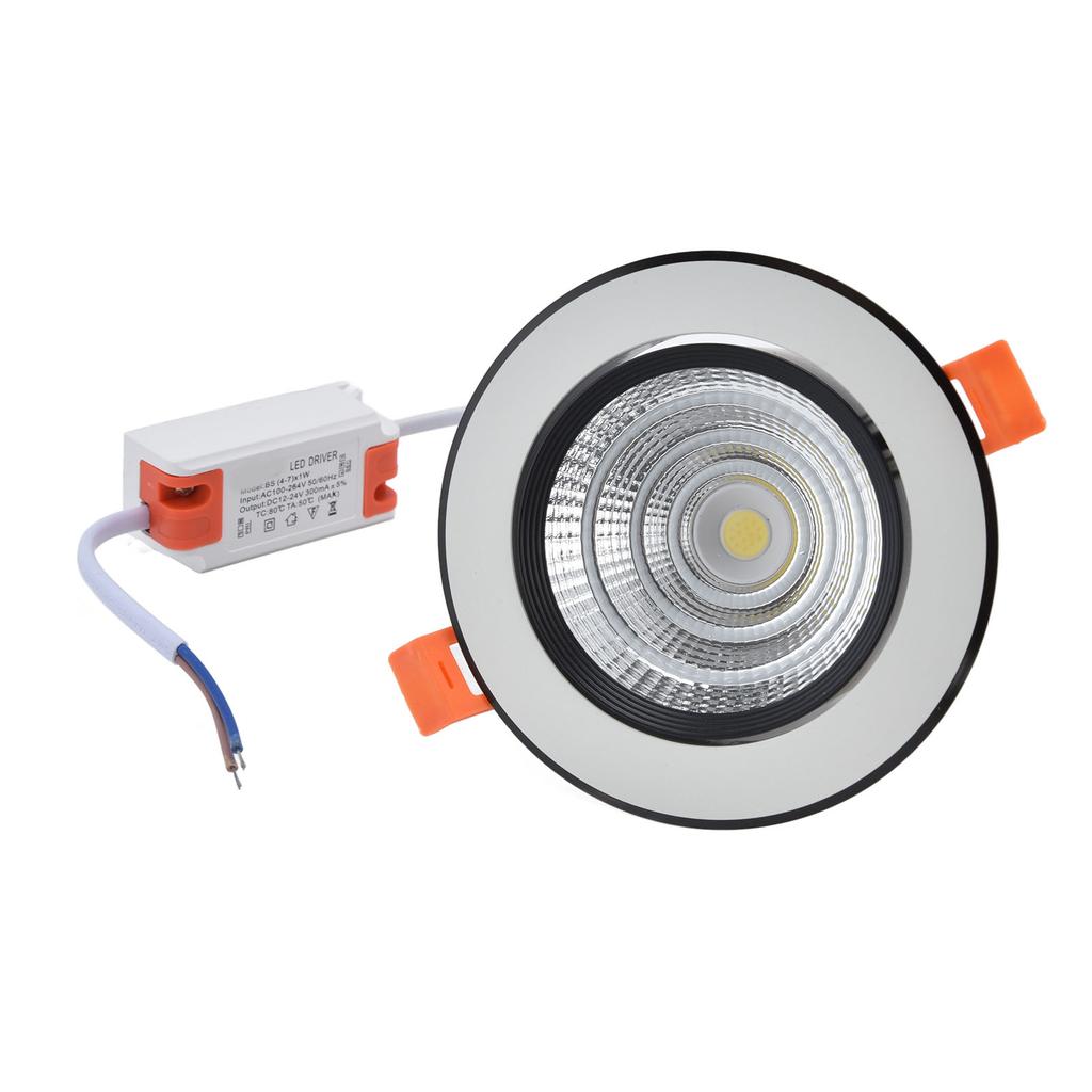 Встраиваемое освещение 7 Вт Белый свет 6000 К Хорошее рассеивание тепла светодиодный потолочный светильник для прихожей