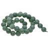 Малайский нефритовый зеленый ювелирный материал для изготовления свободных круглых бусин диаметром 15 дюймов и диаметром 10 мм.
