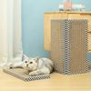 1pc-Cat Scratching Board, Checkerboard Grid Reversible Cat Scratching Pad Scratch Resistant Vertical Cat Scratcher Toy