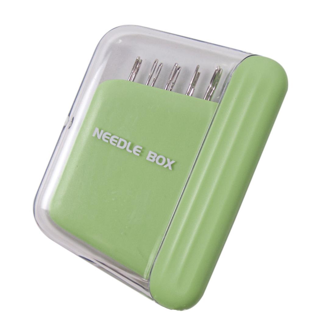 Набор из 10 ручных швейных игл с магнитным держателем для игл, коробкой для хранения и нитевдевателем для шитья, квилтинга, рукоделия