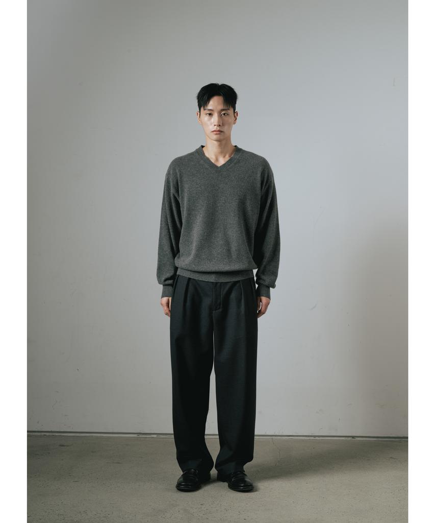 Wagi Flannel Wool Pritzker Pants (Charcoal)