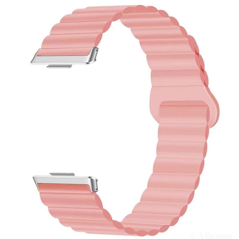 Силиконовый спортивный ремешок для Huawei Watch Fit 4 Fit 4Pro Fit 3 Магнитный браслет-петля для Huawei Watch Fit3 Умные часы Браслет на запястье
