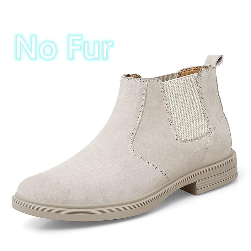 Новейшие мужские ботинки, классические модные ботинки Chelsea Frosted Suede, мужские повседневные ботинки, роскошные брендовые теплые зимние ботинки, осенне-зимние ботинки