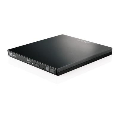 Logitech Drive Внешний UHDBD-совместимый, воспроизводит, редактирует, записывает, программное обеспечение входит в комплект Черный Blu-ray Blu-ray USB3.0 LBD-PVA6U3VBK
