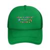 Love is Love LGBT Pride Trucker Caps Adult Fashion  Mesh Baseball Caps Polyester Breathable Dad Hat