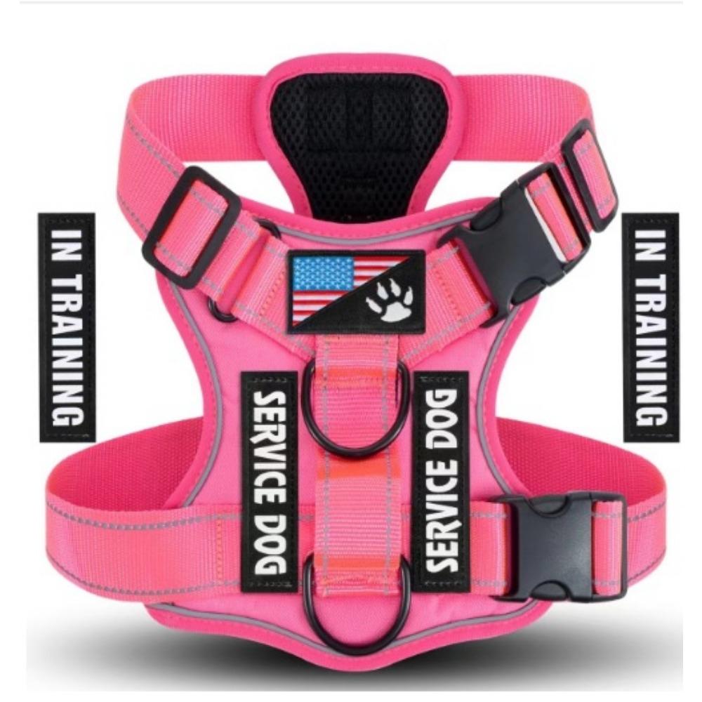 New Large Dog Tactical Chest Strap Vest Thickened Anti-explosion and Reflective Adjustable Without Neck Restraint