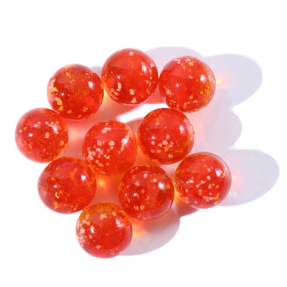 10pcs/pack Non-porous Fish Tank Glass Ball Glow in The Drak Transparent Crystal Beads  Parent-child