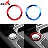 Для VW Golf 7 MK7 VII GTI R Jetta CC Arteon Passat B8 Touareg T-roc Tiguan Кольцо кнопки Start-Stop двигателя автомобиля Накладка на крышку зажигания