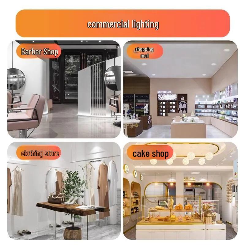 Ultra-Thin Embedded LED Downlight - 5W/9W/12W/18W Ceiling Spotlight for Commercial Stores