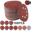 125 мм наждачная бумага зернистостью 80-3000 полировальный инструмент шлифовальная подложка для орбитальной шлифовальной машины
