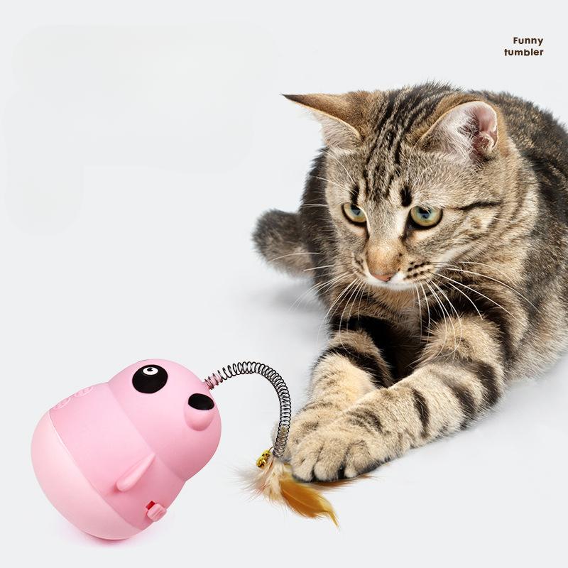 Товары для животных Стаканчик для еды Мяч Игрушки для кошек Перья Палочки для кошек Облегчение скуки Развивающие игрушки для кошек