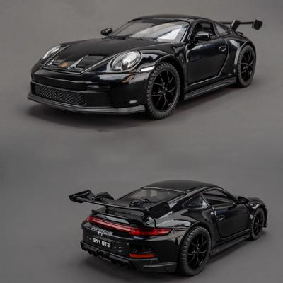 1:32 911 GT3 RS Сплав Спортивный Автомобиль Модель Литье под Давлением Металл Гоночный Автомобиль Транспортные Средства Модель Высокая Симуляция Звук Свет Детская Игрушка Подарок Мальчик