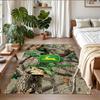 John Deere Print Crystal Velvet Plush Rug Anti?Slip Wear?Resistant Floor Carpet For Indoor Household Home Decoration