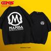 Mamba Memorial Short Sleeve T-Shirt Men's Lakers Black Mamba Teen High School Student Basketball Training Suit