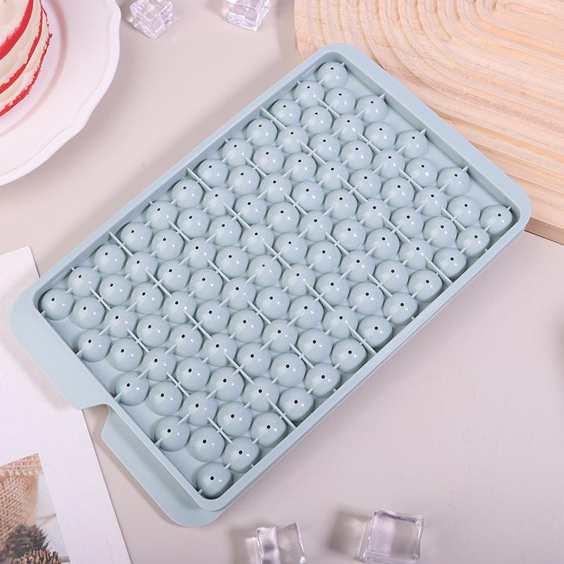 104 сетчатый круглый лоток для льда с крышкой из полипропилена, летняя форма для кубиков льда, форма для хоккея на льду, круглая форма для приготовления льда