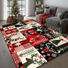Christmas Cute Pattern Carpet for Living Room Home Decor Sofa Table Large Area Rugs Hallway Balcony Fluffy Mat Non-slip Doormat