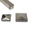 10pcs Fence Post Cover Waterproof Pyramid Column Covers For Decoration Furniture Decking Mailbox Lamp Post Handrail Stair