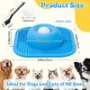 Resin Slow Feeder Dog Bowls Interactive Rolling Ball Puppy Licking Toy Pet Lick Mat  Pet Home Use