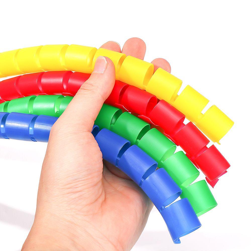 Sleeves Cable Holder Wrap Tube Spiral Wire Organizer Wire Protector Line Organizer Pipe Protection