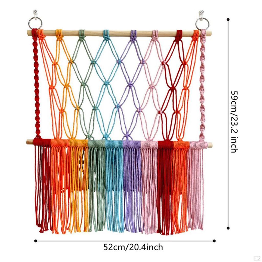 Гамак с мягкими игрушками, держатель для плюшевых игрушек, сетка, простая в установке, тканый вручную гобелен из хлопчатобумажной веревки для