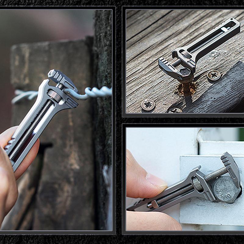 Edc Multi Tool Компактный портативный многофункциональный инструмент Брелок для ключей Карманный резак Отвертка Многофункциональный инструмент Набор для выживания в походе
