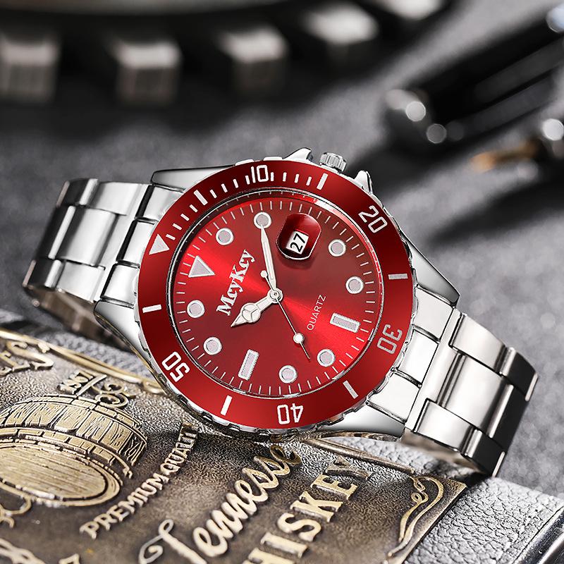 Мужские часы Роскошные кварцевые мужские часы Спортивные дайвинг Водонепроницаемые водные мужские роскошные часы-календарь Подарок для мужа, семьи, друга, парня