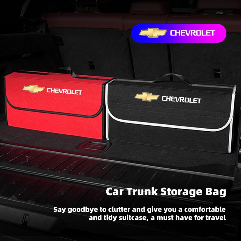 Car Trunk Organizer Bag Folding Tidying Box Storage Bins For Chevrolet Spark Captiva Cruze Malibu Equinox Trax Camaro Blazer YL5