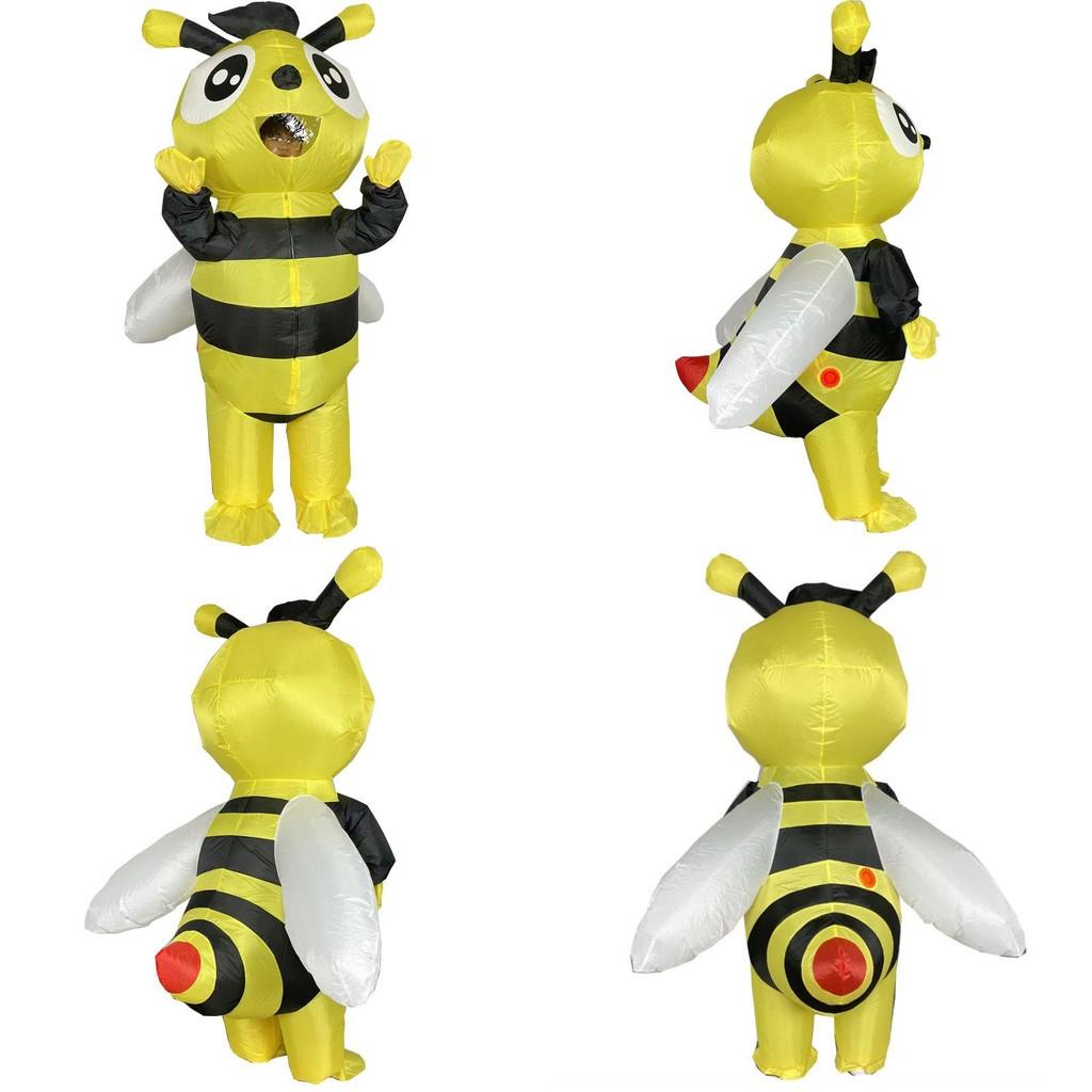 Надувной косплей-костюм Желтой пчелы для вечеринки на Хэллоуин, мероприятия, сценического выступления